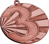 Медаль 3 место (70) MMC7071/B G-2,5мм