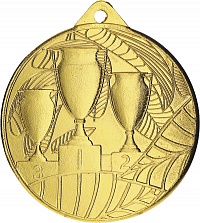 Медаль Трофей ME009/G 50 G-2мм