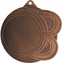 картинка Медаль MMC3076/B 3 место 70(50) G-2.5мм