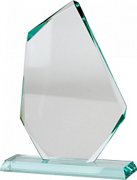Награда стеклянная GL0002/FP 250х190мм(10) футляр в комплекте