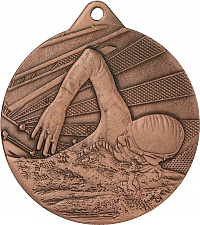Медаль Плавание ME003/B (50) G-2мм