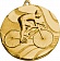 Медаль Велосипедист (50) MMC5350/G G-2.5мм