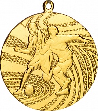 Медаль Футбол MMC1340/G (40) G-2мм