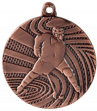Медаль Хоккей MMA4012/B (40) G-2мм