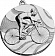 Медаль Велосипедист (50) MMC5350/S G-2.5мм