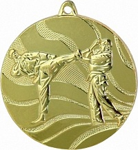 Медаль Карате MMC2550/G (50) G - 2.5мм
