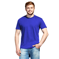 картинка футболка унисекс синий (100% хлопок, 150 гр/м2)